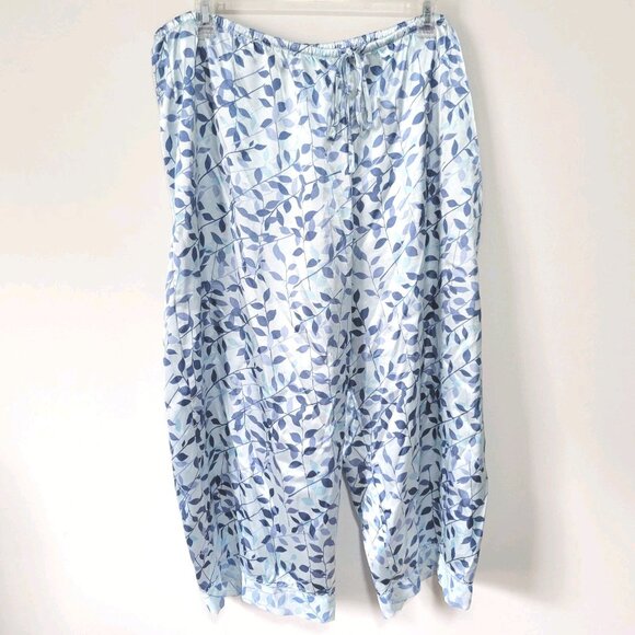 Secret Treasures Woman Pajamas Set 2X Plus Size London Blue Adjustable Straps - Picture 4 of 7